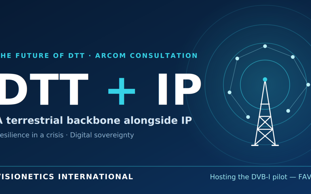 Visionetics calls for a DTT backbone alongside IP in its response to Arcom